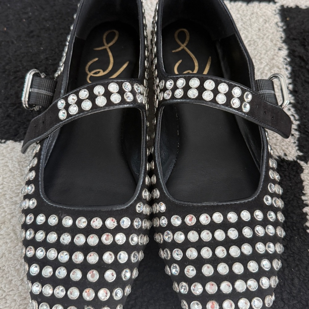 Sam Edelman Black Studded Women's Shoes